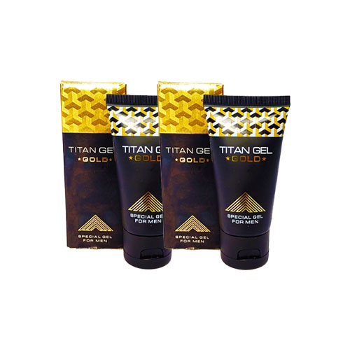 پک 2 عددی ژل تیتان گلد اصل
